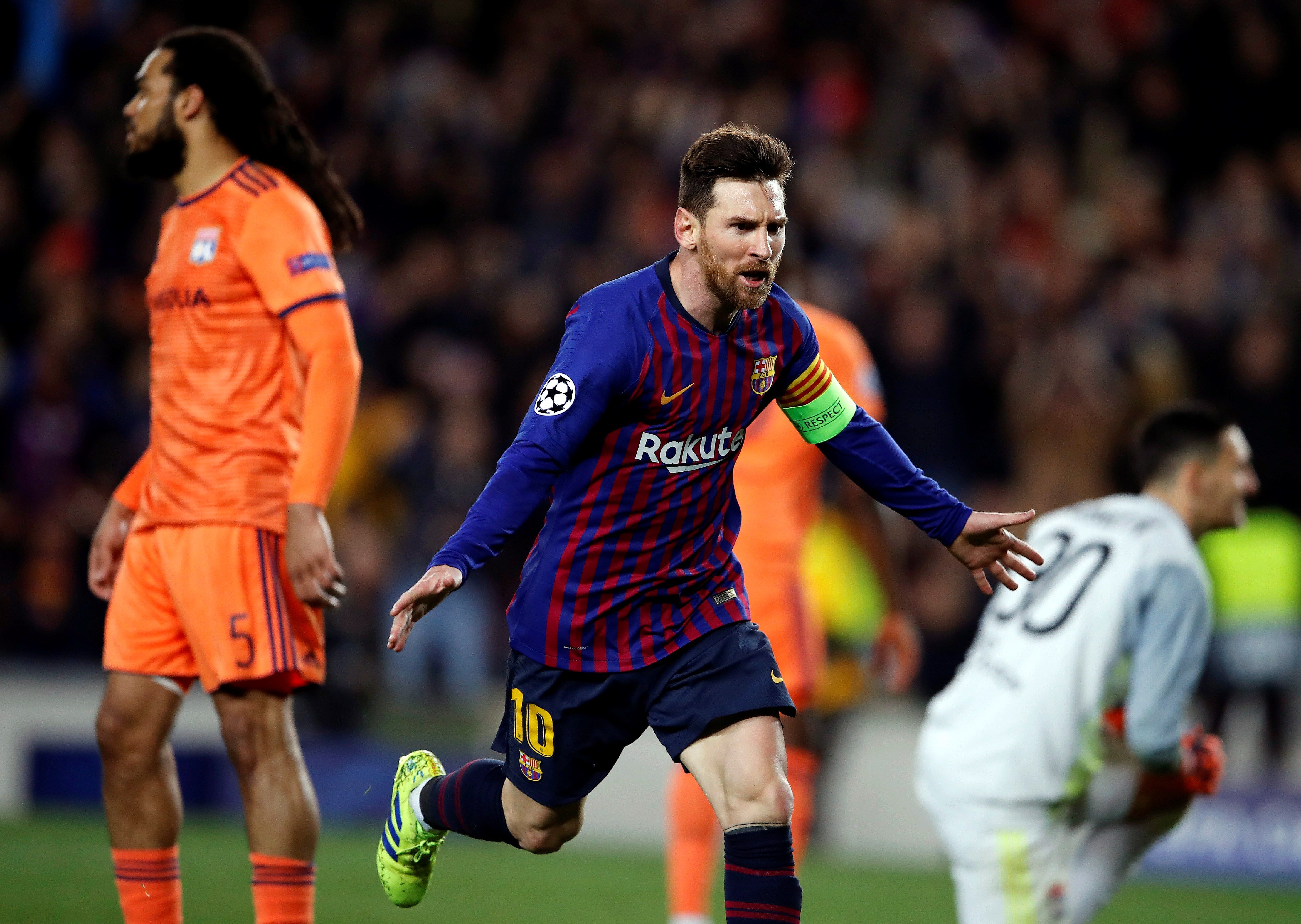 Messi Barcelona Olympique Lyon Conexión Deportivaconexión Deportiva